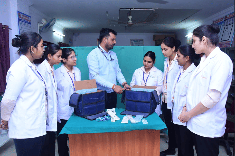 Biyani School of Nursing & Paramedical Science Jaipur Health Check Up Camp photo 8